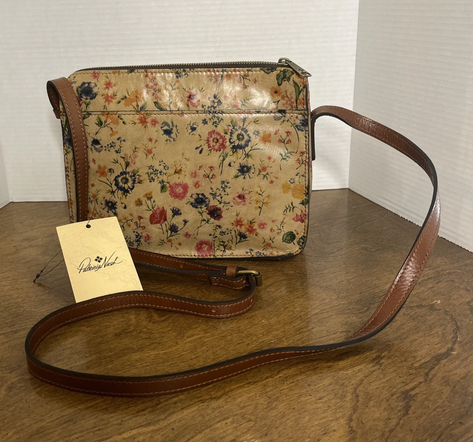 Patricia Nash Prarie Colección Rosa Vallata Bandolera Bolso Cartera Nuevo con Etiquetas Foto 1 de 4