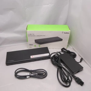 Belkin Triple Display Hub INC007TTBK - 85W PD 4K Docking Station 3 HDMI 4 Usb - Afbeelding 1 van 6