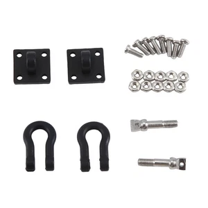 2 Stück Anhänger Abschleppschnalle Abschlepphaken Metall Kletteranhänger Schäkel für9086 - Bild 1 von 9