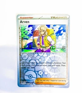 🔥 Arven Full Art Trainer Card 166/198 SV1EN Scarlet & Violet Pokémon TCG NM  - Picture 1 of 2