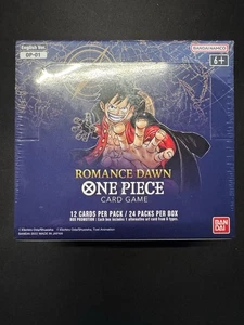 One Piece 1st Edition Romance Dawn Blue Bottom Booster Box English With Acrylic - Picture 1 of 6