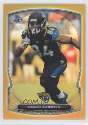2014 Bowman Chrome Gold Refractor /50 Cecil Shorts #89 - Image 1 of 2
