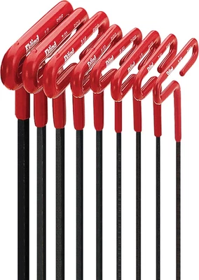 EKLIND 53168 Cushion Grip Hex T-Key Allen Wrench - 8Pc Set SAE Inch Sizes 3/32-1 - Image 1 of 4