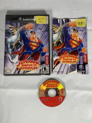 Superman Shadow of Apokolips (Nintendo GameCube, 2003) CIB - Image 1 of 4