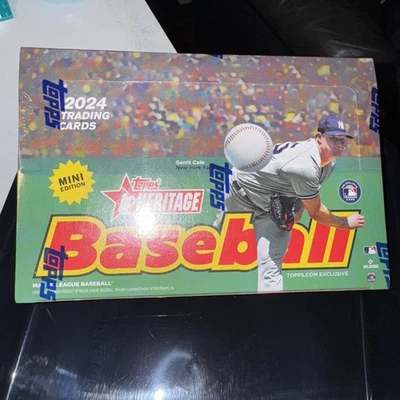 2024 Topps Heritage Mini Baseball MLB - Factory Sealed Hobby Box 12 Packs - Image 1 of 2