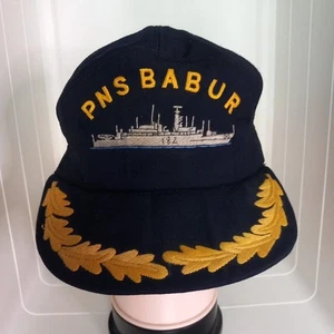 PNS BABUR 182 VINTAGE HAT SNAPBACK ZERSTÖRER MARINE PAKISTAN SCHIFF 🛳️ - Bild 1 von 14