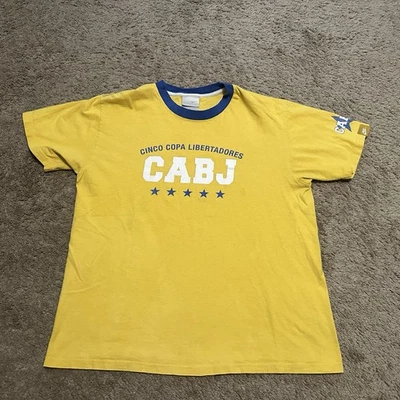 Vintage Boca Juniors Shirt Mens Large Nike CABJ Soccer Football Y2K Short Sleeve - Image 1 of 4