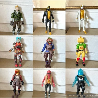 Лот товаров Jazwares из 9 Экшн-фигурок Fortnite; Rukus, Wildcard, Rippley, Guaco, Brat - Изображение 1 из 4