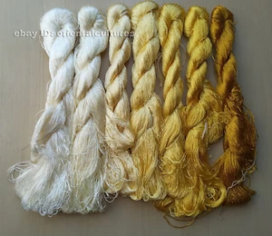 7bundles 100%real natural mulberry silk,hand-dyed embroidery silk floss/thread - Picture 1 of 12