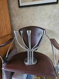 1990'S IKEA "STOCKHOLM" STUNNING 8 ARM CANDELABRA- SCANDI DESIGN-13" TALL - Picture 1 of 4