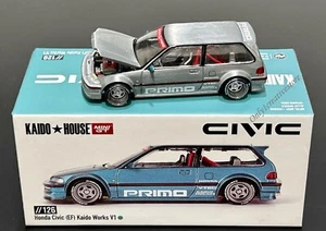 Casa Mini GT Kaido Honda Civic EF Kaido Works V1 1:64 KHMG126 Chase - Imagen 1 de 1