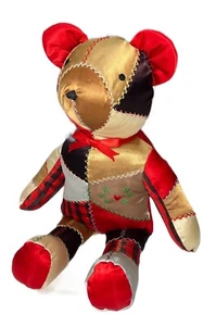 House Of Hatten Patchwork Stofftier Bär Sammler Vintage Teddy Weihnachten - Bild 1 von 12