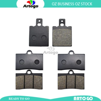 Pastillas de freno delanteras + traseras para moto Guzzi 1100 Sport Corsa 1998 1999 Foto 1 de 2