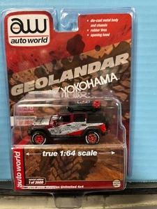 1/64 AUTO WORLD 2018 JEEP RUBICON 4X4 GEOLANDAR YOKOHAMA MIJO EXCLUSIVES - Picture 1 of 2