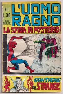 L'Uomo Araña 11 (Amazing Spider-Man 13) Feria 1970 primera aplicación Mysterio italiano - Imagen 1 de 5