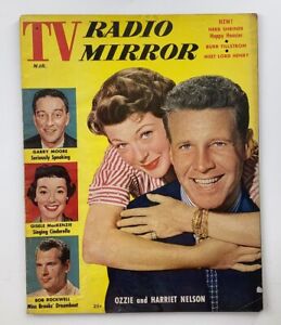 VTG TV Radio Mirror Magazine March 1955 Vol 43 #4 Ozzie and Harriet Nelson