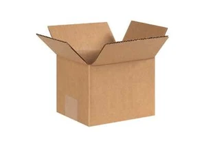 25-100 Pack 8x7x6 Shipping Packing Box Corrugated Kraft Cardboard Carton Mailers - Picture 1 of 5