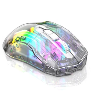 2.4G BT5.0 Wired -Mode Rechargeable Gaming , 3600DPI E2Y6 - Picture 1 of 12
