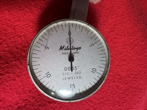 Mitutoyo Self Reversing Dial Test Indicator .0005” Machinist Tool Maker 513-202 - Picture 1 of 9