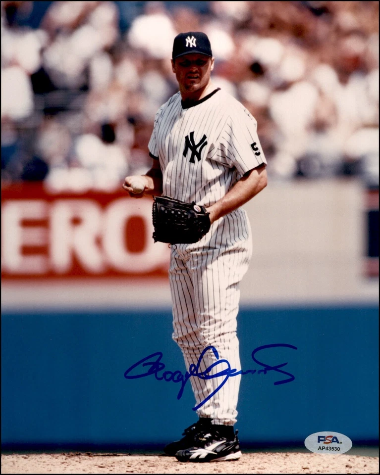 Roger Clemens Autographed 8x10 Photo PSA/DNA N.Y. Yankees - Image 1 of 1