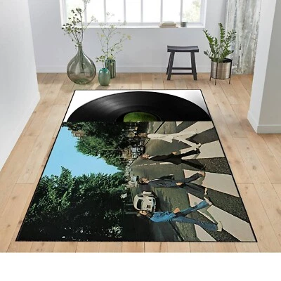 Cd Cover The Beatles Rug, The Beatles Rug, Rock Band, Music Rug, Fan Rug, Best S - Image 1 of 4