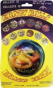 Krazy Balls, Rare Vintage 1986 Collectible New! Mint on Sealed Card! MOSC!! - Picture 1 of 2