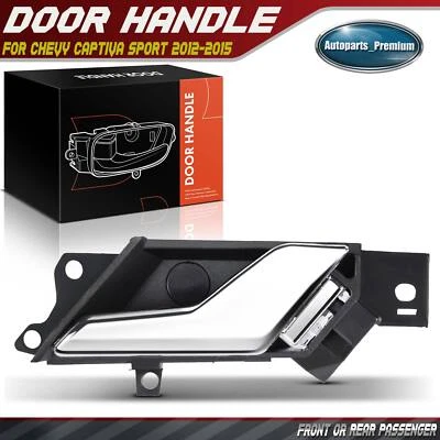 Manija de puerta interior cromada delantera o trasera derecha para Chevy Captiva Sport 12-15 Foto 1 de 4