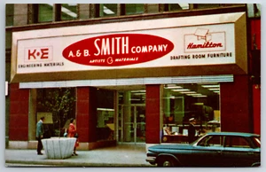 Postcard Pittsburgh PA A & B Smith Company Artist Materials Exterior Vintage Car - Picture 1 of 2