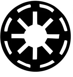 Galactic Republic Vinyl Decal Sticker Car Window Starwars Star Wars Logo Design - Picture 1 of 6