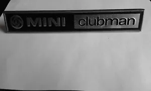 distintivo mini bootlid classico "mini clubman" - Foto 1 di 1