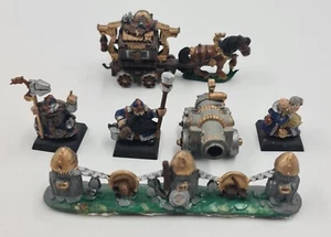 Skull Pass Dwarf Cannon Crew Coach Warhammer Fantasy Zwerge painted - Picture 1 of 5