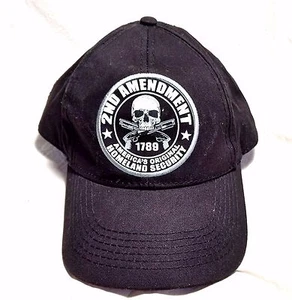 2. ÄNDERUNG Kappe Druckknopflasche HEISSLEDER USA Original Homeland Security SCHÄDEL - Bild 1 von 7