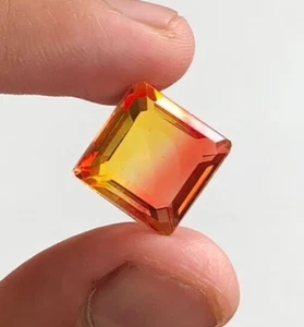 11.43 Cts Bi Color Tourmaline, Top Quality Bi Color Tourmaline Doublet Gemstone - Picture 1 of 5