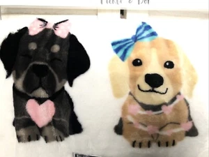 Neu Pickle & Dot Plüsch Überwurf Decke Retriever Frenchie Terrier Bulldogge Brille - Bild 1 von 11