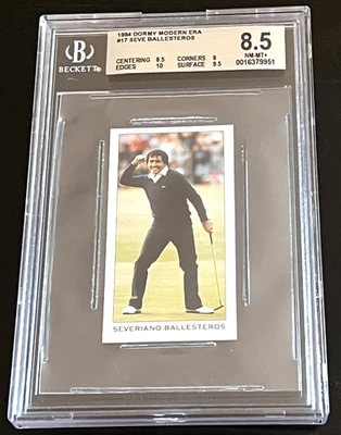 1994 DORMY COLLECTION #17 SEVE BALLESTEROS ERROR  BGS 8.5 W/10 LOW POP COMB SHIP - Image 1 of 4