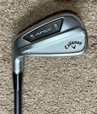 Callaway Apex Pro 24 7 Iron Cypher Sixty 5.5 Regular Left Handed Golf Club - Image 1 of 4