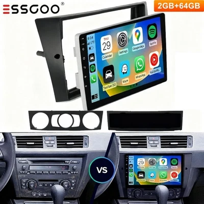 9" Android 15 Para BMW Serie 3 E90 E91 E92 E93 Coche Estéreo CarPlay GPS WIFI 64GB Foto 1 de 4