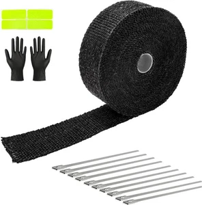 Cinta Termica Para Escape Rollo Envoltura Protección Térmic Fibra Vidrio 2"X50FT - Bild 1 von 6