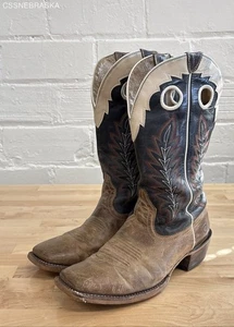 Ariat Dust Wheat Men's Real Deal Western Leather Boots - Size 10 D - Picture 1 of 9