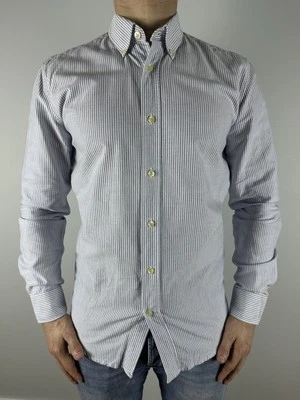 Our Legacy Stripe Button Down Shirt 1980-81 Size S 46 Cotton Vintage Rare - Image 1 of 4