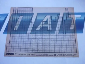 FIAT TIPO 1100 - 1370 - 1580 10. Wydanie 1992 oryginalna część zamienna katalog ETK - Zdjęcie 1 z 1