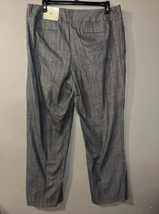 Cato Classic Dress Pants Women 18W Average Plaid Straight Career F19 - Picture 1 of 4