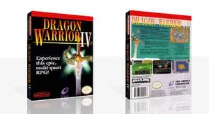 Dragon Warrior IV NES Game Case Box + Cover Art Work Only (No Game) - Picture 1 of 11