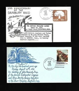 Connecticut Bicentennial Events Covers Lot {2}-Fairfield, 1975-77 - Picture 1 of 1