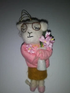 Target Wondershop Lamb 6" Ornament Boiled Felt - Picture 1 of 3
