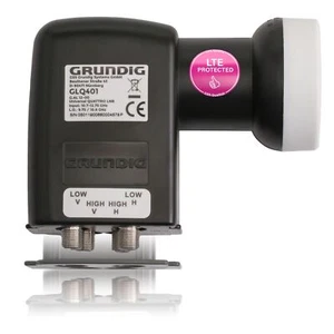Konwerter GSS Grundig Quattro LNB do multiprzełącznika multtiswitch 0,1dB FULL HD 4K cyfrowy - Zdjęcie 1 z 9