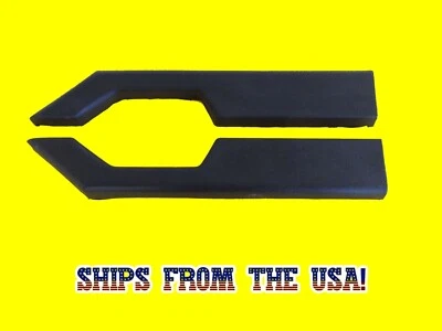 Par de reposabrazos de panel de puerta negro para camioneta Ford F100 F350 Bronco 1980 1986 80 86 Foto 1 de 4