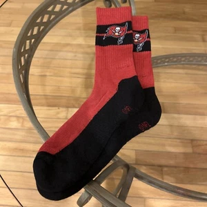 Nuevos calcetines bucaneros de Tampa Bay de la NFL talla única - Imagen 1 de 3