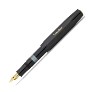 Kaweco Piston Fill Classic Sport Fountain Pen in Black - Fine Point - NEW - Picture 1 of 2