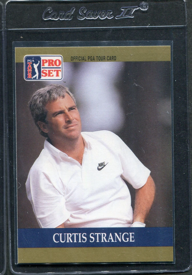 1990 Pro Set Golf Curtis Strange #60 Mint - Image 1 of 1